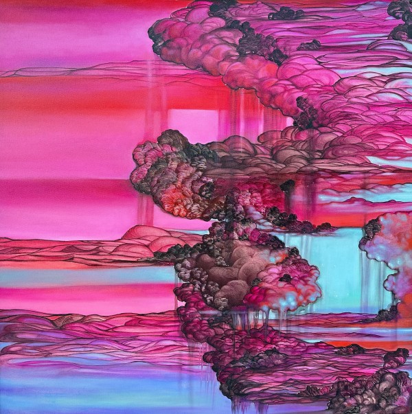 Pink dust by TEA GZIRISHVILI